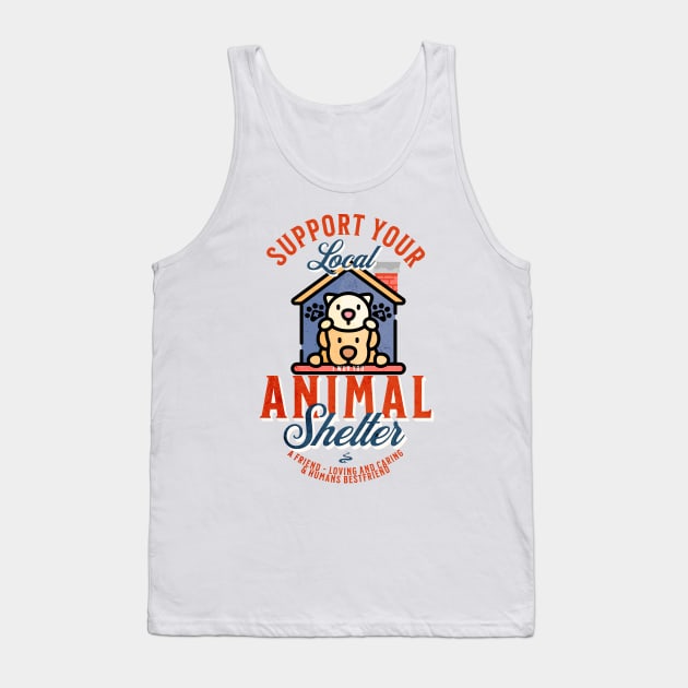 Support the Animals Tank Top by CloudEagleson
